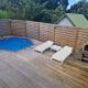 Bungalow Corail, F3 avec piscine à Sainte Luce