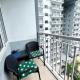 Kathys Crib with balcony Pool view at Shell Residence, Manila - Fotografie 7