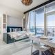 Pleasing Studio Apartment in Miraclz Tower, Arjan-Dubailand by Deluxe Holiday Homes, Dubaj - Fotografie 5