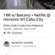 1 BR with Balcony with Netflix at Horizons 101 Cebu City, Cebu City - Fotografie 2