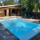 Maison à Biscarrosse: 8 pers, piscine, clim, proche lac et pistes cyclables, ménage inclus - FR-1-319-538