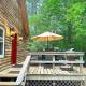 Stylish Forest Lodge with Large Hot Tub, Firepit and Fireplace minutes to Gore Mountain, North Creek