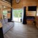 New! Pine Ridge Tiny Cabin with Hot Tub!, Lampe - Fotografie 1