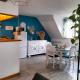 Près des Thermes de Bagnères de Bigorre, loft 3 étoiles, coloré et ensoleillé, Баньер-де-Бигор (фото 8)