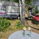Caravan on eco farm with external bathroom - Bjorngarden