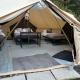 Cozy Hot Tent with Log Burner & Hot Tub Right Tent
