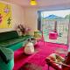 Designers dream, Tokyo pop art apartment with courtyard, fire & views