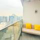 Top Floor Studio with Sofa Bed Walk to Dubai Mall by Vibel, Dubái - Foto 2