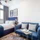 Silkhaus modish studio with Burj Khalifa view, pool access, Dubaj - Fotografie 3