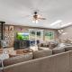 Great Cabin with AC Firepit Fireplace, Arnold