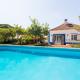 Cottage with Pool,Gourmet BBQ,Wood Oven&Games Barn, Pontével