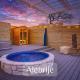 Secluded Luxury Couples cabin Sauna Pool