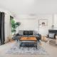 Stylish 1-Bed Stay with Balcony & Study Room