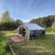 Glamping tent on the river, Klamath