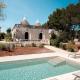 HelloAPULIA Villa Clemente - Historic Trulli with 13m Panoramic Pool & Sea View - Fasano