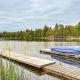 Lakefront Group Getaway with Dock in Baldwin!, Baldwin