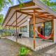 Oceanfront House with AC, Fast WiFi at Cocles Beachbreak