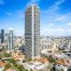 Neve Tzedek Tower 2BR Loft with Sea view Balcony, Parking, and Pool