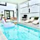 Sun Sky Villa 6 Bed Pool BBQ KTV Group Friendly