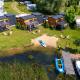 3 WIDOKI Kiekrz -domki Tiny House z prywatną plażą i pomostem nad jeziorem Kierskim