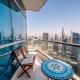 Luxury Escapes- Elegant Marina View Bay Central 3BR and Maids Room- single bed, Dubai - Foto 2