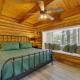 Covered Deck, Private Acreage Log Cabin in Pine - Photo 10