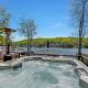 Lakefront home with kayaks fire pit hot tub and walk to restaurants and bars Лейк-Хармони - Фото 5