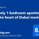 Lovely 1-bedroom apartment in the heart of Dubai marina, Dubaj - Zdjęcie 3