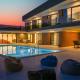 NEW! Villa Nella Foresta with private 66sqm heated pool, Whirlpool, Tennis court, Gym, Billiards, 4 en-suite bedrooms, Radošić