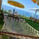 Seafront Apartment by the sea and with a beach and with big garden