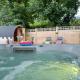 Paddock Pod - Sleeps 4 & Roofed Over Private Hot Tub & NEW SAUNA Burnfoot - Photo 1