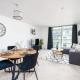 Modern City Penthouse with Balcony and Parking
