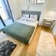 Cozy Room with Private Bathroom, Toilet and Balcony Close to Train Station and Airport