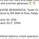 Shore Residences Tower C, Pasay near SM MOA, please text or call us ASAP once booked for the guest authorization form, Manila - Zdjęcie 4
