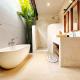Tropical Seseh Suite with Bathtub, Shared Pool & Kitchen - 650m to Beach, Cemagi - Fotografie 3