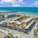 Poolfront 2BR Condo with BBQ Steps To Beach & Pier