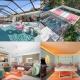 Electric Flamingo with Heated Pool, Pickleball, Mini Golf & Basketball