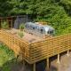 Sunlit Airstream in Trees with Expansive Deck Nature Views De Lancey - Fotografie 3