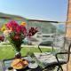 Balcony with Mountain View Steps from Ski Lift 50m