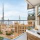 Wake Up to Burj Khalifa l Modern New 1BR Apartment in the Heart of Downtown Dubai, Dubái - Foto 3