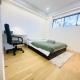 Cozy Bedroom with Private Bathroom and Toilet Close to Train Station Airport