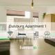 Livemore24 - Apartment 1 in Duisburg WLAN - Smart-TV - 24-7 Check-in und Küche, Duisburg - Photo 1