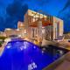 Modern villa in Lachania with private pool