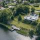 Waterfront villa with private jetty
