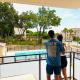 Appartement T2 chambre plus cabine, terrasse vue piscine