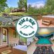 Peak-a-Blue Cabin - Watch Movies from Hot Tub, Mountain View, Bigfoot Bunker Game Room, Fire Pit, Oversized Deck, Screened-in Porch