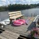 Lake cottage with private pier