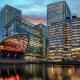 Riverside 1-Bed Flat with Balcony in Canary Wharf Autumn, London - Foto 1