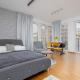 Bright Apartment Okrzei in Warsaw Near PGE by Noclegi Renters, Varsavia - Foto 5