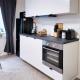 ALFA Stuttgart Mikroapartment 2 Betten Küche Bad l SmartTV WIFI l Porsche & Bosch l 2 Beds Kitchen Bath BS21A2, Štutgart (fotografie 7)